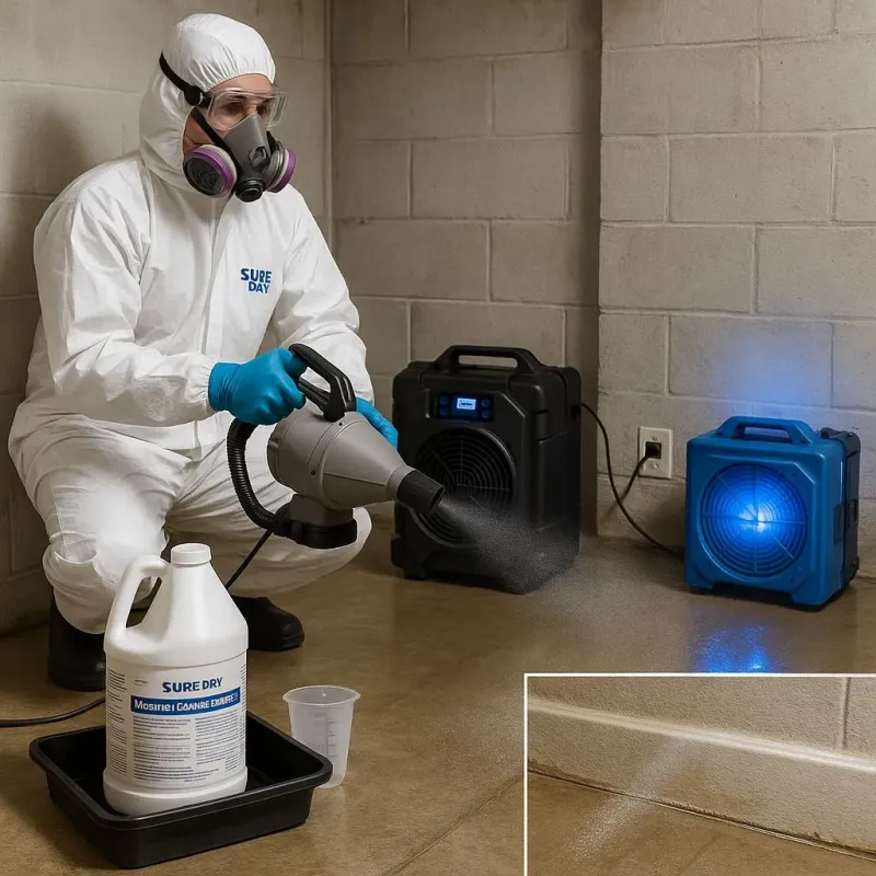 Sanitization and Odor Removal process in Orangetree, FL